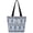 Elephant, variant on Waterproof Puppy Tote Bag with Zipper for Women Inside Mesh Pocket Heavy Duty Casual Cloth Shoulder Handbag Outdoors, Grey Dog