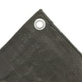 thumbnail image 5 of Sunnydaze 30' x 50' x 0.01" Dark Gray Solid Multipurpose Outdoor Tarp, Reversible, 5 of 5