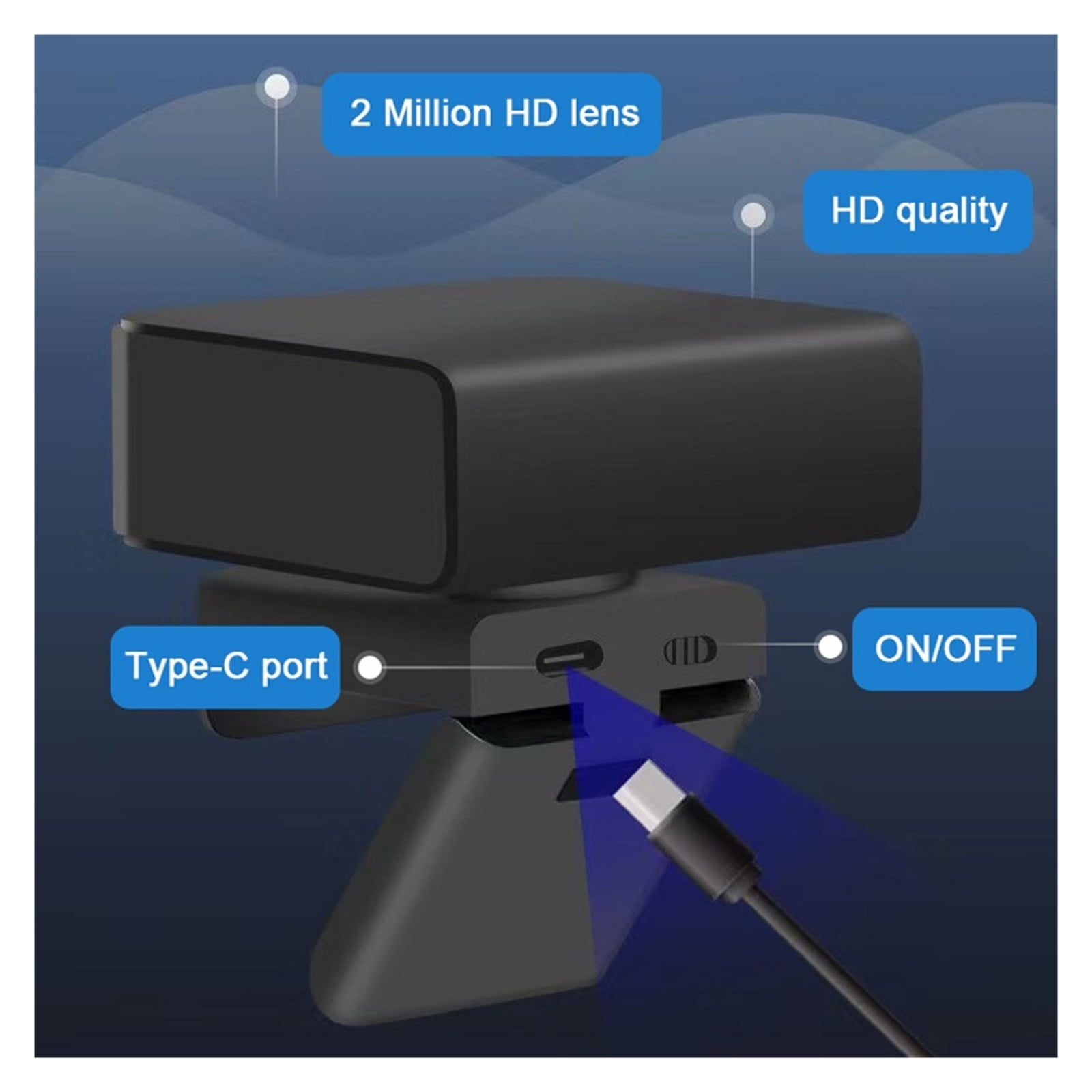 Auto Tracking Webcam 1080P Full HD Web Camera With Microphone USB Web Cam For PC Computer Laptop Online Conference Mini Camera ,HD Video