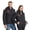 Black#3, variant on Plus Size Men's and Women's Heated Jacket with USB Power Bank Charging Port - Winter Windproof Zip Up Coat with Carbon Fiber Heating System, 4 Zone Temperature Control