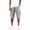 Gray -AF10, variant on Nestiefly Men Cotton Cargo Bermuda Shorts for Boys Knee Length Baggy Shorts Lightweight Elastic Waist Long Short Pant with Pocket Khaki L