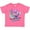 Hot Pink, variant on Inktastic Just a Girl Who Loves Sharks Mermaid Girls Toddler T-Shirt