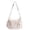 White, variant on Corduroy Bow Shoulder Bags Versatile Crossbody Bag with Adjustable Strap for Women Ladies Work Shopping Travel Daily Use (Black)