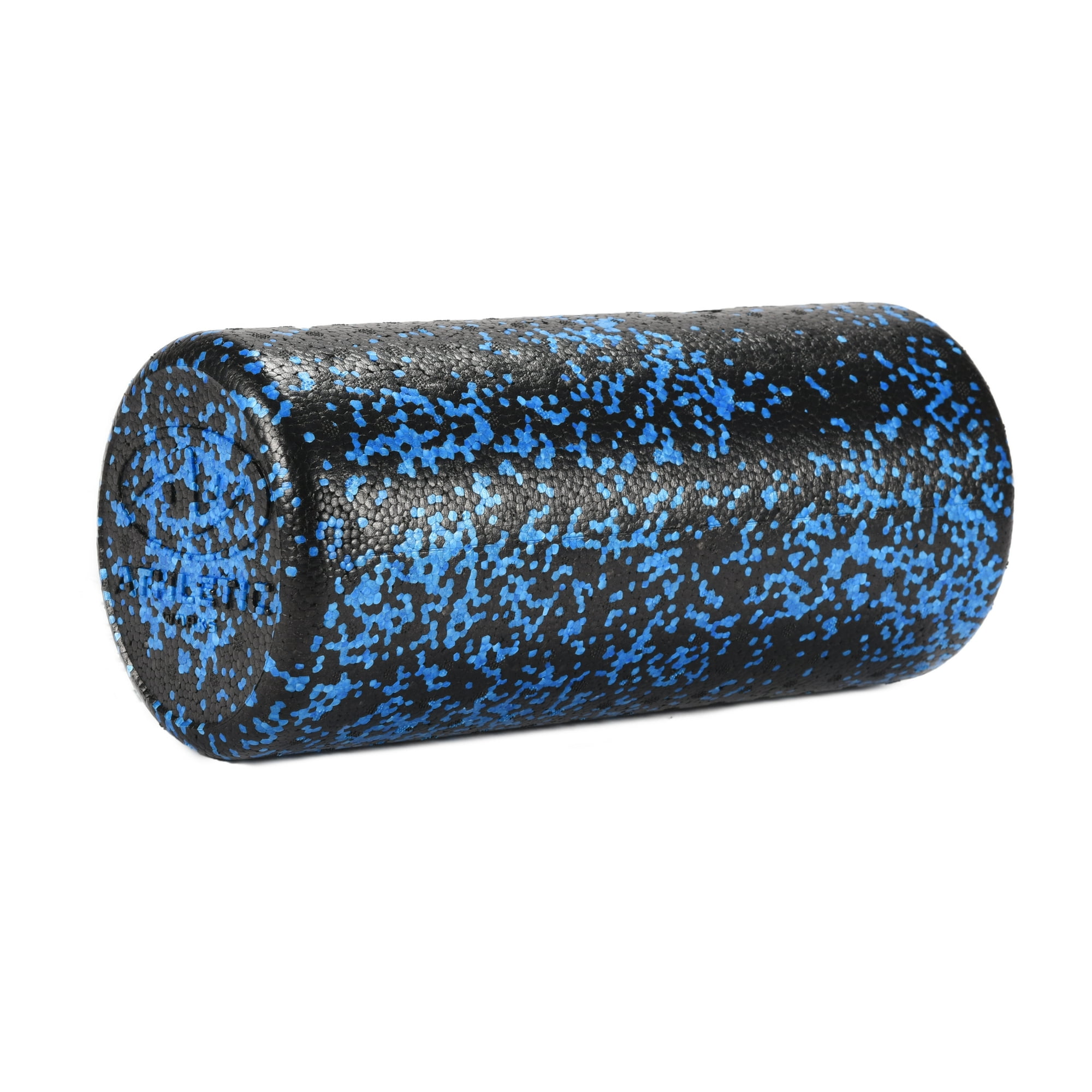 Athletic Works High-Density Foam Roller, 13 in, Blue/Black