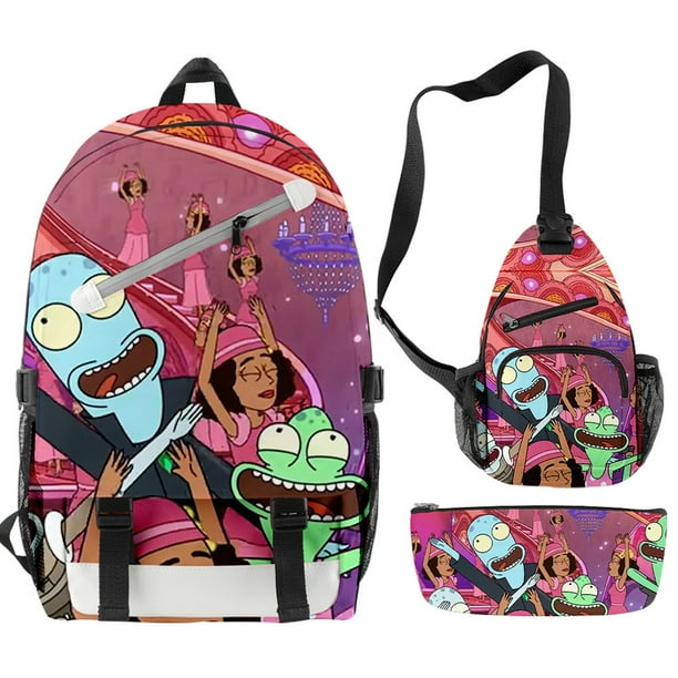 Set de mochilas Solar Opposites Anime School Kids, 3 piezas