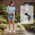 thumbnail image 2 of High Pressure Garden Hose Nozzle with 360° Rotating Head, 3 Spray Modes, Ergonomic Handle, Metal Body Power Washer for Car Wash, Watering, Window/Floor Cleaning (Fit 3/4" US Threaded Hoses), 2 of 7