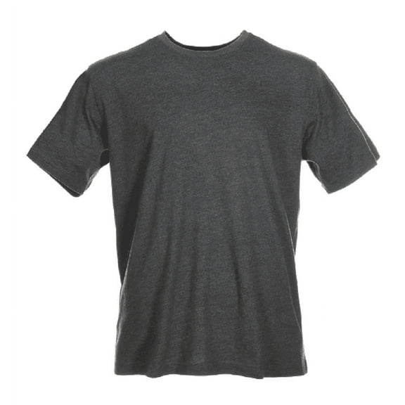 Blue Mountain YMK-1041 Men's Short-Sleeve T-Shirt, Charcoal Grey Heather, 2XL