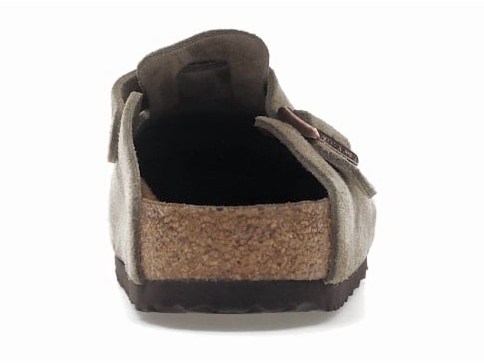 Birkenstock Unisex Boston Soft Footbed Suede Taupe Shoes, from StockX