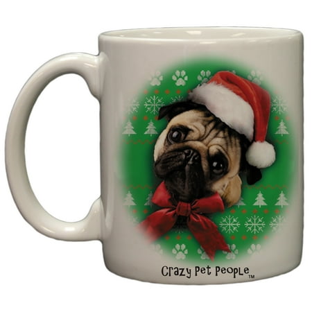 Dog Lovers Pug Ugly Sweater Christmas Design Ceramic Coffee