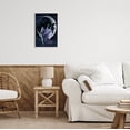 thumbnail image 2 of Stupell Industries Witch Relaxing Crescent Moon Painting Unframed Art Print Wall Art, Design by Grace Popp, 2 of 6