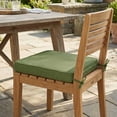 thumbnail image 6 of HONEY HOME Square Corner Seat Cushions, 19" x 19" x 3", Indoor Outdoor Water Repellent Universal Chair Pads with Ties for Patio Furniture, Garden Dining Chairs, 6 of 7
