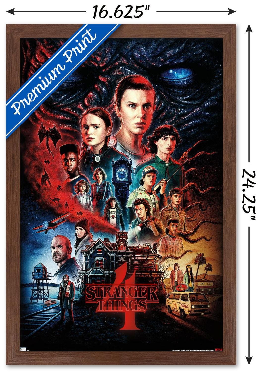 Netflix Stranger Things: Season 4 - One Sheet Wall Poster