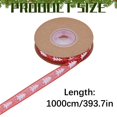 thumbnail image 3 of Christmas Ribbon,10 Yards Christmas Tree Pattern Ribbon Christmas Ribbon,Thin Christmas Ribbon,Xmas Wrapping Ribbons for Gift Wrapping,Christmas Tree Decor,Wreath Bows Craft,Xmas Decor,Z-Red-1cm, 3 of 4