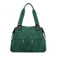 thumbnail image 1 of Large Capacity Nylon Laptop Shoulder Bag Multi Pocket Travel Work Tote for Women, 1 of 3