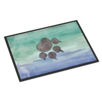 Cat Paw Watercolor Door Mat