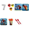 Incredibles Party Supplies Party Pack For 16 With Silver #7 Balloon