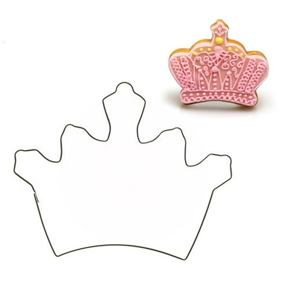 Cute Crown Shape Biscuit Mold Cake Mold Stainless molding tile Biscuit mold Cutter Cake Baking Tool