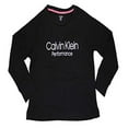 thumbnail image 2 of Calvin Klein Womens Performance Logo Sweatshirt,Black,XX-Large, 2 of 2