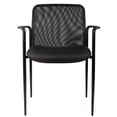 thumbnail image 3 of Boss Office Products Stacking Guest Arm Stacking Guest Chair in Black, 3 of 5