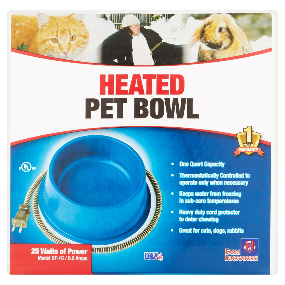 Farm Innovators 25 Watts of Power Heated Pet Bowl