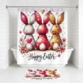 thumbnail image 5 of Costeam Easter Shower Curtain Set with Bunny Pattern, Waterproof Bathroom Decor with Holiday Theme for Easter Party Background Decoration, 5 of 6