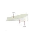 thumbnail image 2 of INSPIRE CHIC Unisex Height Increase Heel Lift Faux Leather Foam Inserts White Height:3.5cm, 1 3/8", 2 of 5
