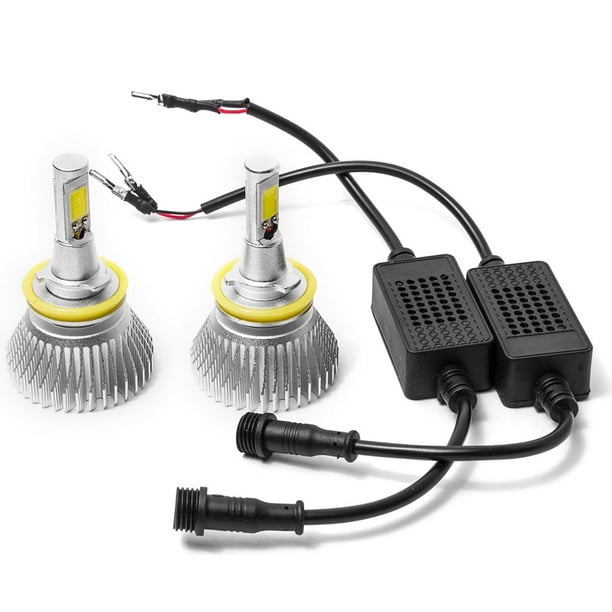 Biltek A Mené des Ampoules de Conversion de Faisceau de Route Compatibles avec 2006-2010 Aprilia RS 50 (H8 / H9 / H11 Ampoules)