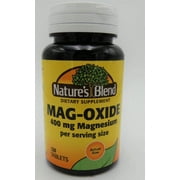 Nature`s Blend Mag-Oxide Tablets 400MG 120 ct Pack of 1