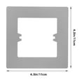 thumbnail image 2 of Phenofice Decorative Wall Outlet Spacer Durable Material For Home Decor Easy To Replace Colors Style, 2 of 8