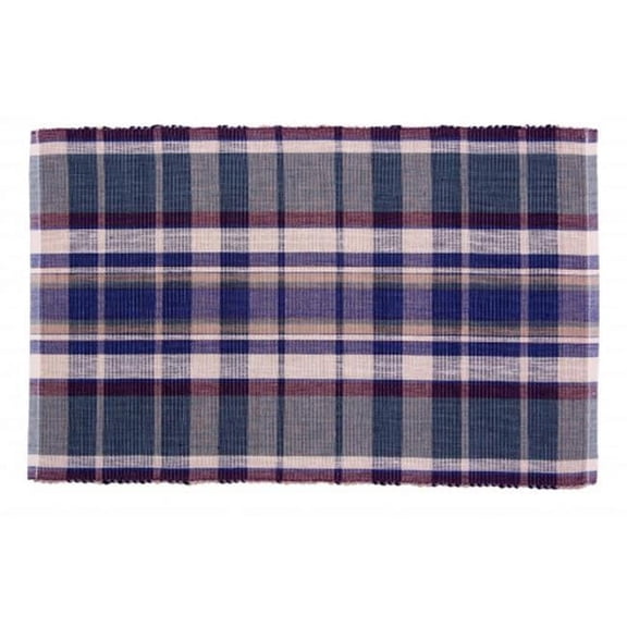 Mr. MJs Trading AG-01263S-4 19 in. Ribbed Placemats, Army - Set of 4