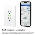 thumbnail image 4 of Eve Energy Outlet (Matter) &acirc; Smart Outlet & Power Meter, App & Voice Control, No Bridge, Thread, Works with Apple Home, Alexa, Google Home, SmartThing, 4 of 8