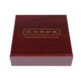 thumbnail image 1 of Caja de de almacenamiento con 1 cápsula de plástico para monedas, protección de recolección de monedas conmemorativa para monedas de 40 mm (4.0 Zulema Contenedor de monedas de madera, 1 of 7