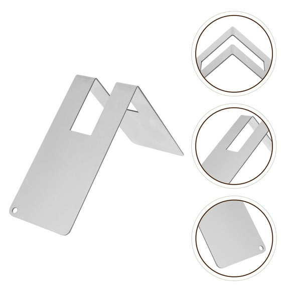 RENACLIPY Home Use Stainless Steel Coffee Filter Stand Silver V Shape Design