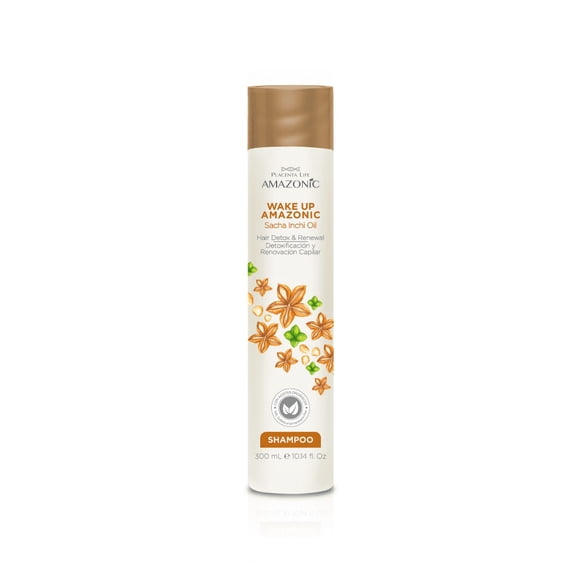 Placenta Life Hair Detox & Renewal Shampoo with Sacha Inchi Oil-Repairing- Moisturizing- Nourishing-Healthy Hair- Salt, Sulfate and Parabens Free- 300 ml/10.14 fl/oz.