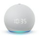 thumbnail image 1 of Bocina inteligente Echo Dot 4ta generación con Reloj y Alexa. ECHO Echo Dot 4th Reloj Glacier White AMAZON ECHO4 TW, 1 of 3