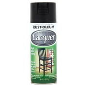 Black, Rust-Oleum Specialty Lacquer Gloss Spray Paint-1905830, 11 oz