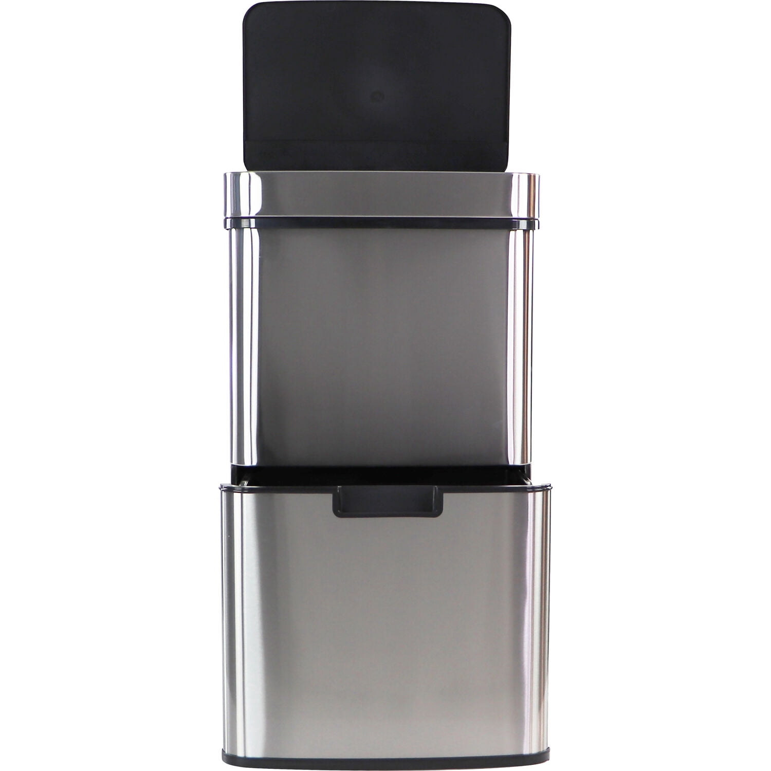 Hanover Hands Free Trash Can Garbage Bin, Fingerprint resistant, Soft Close, 62 Liter/16.4 Gallon