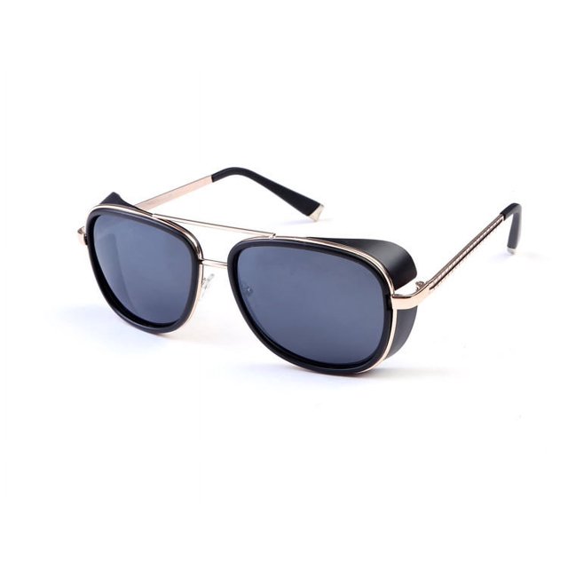 Gafas de sol de moda para hombre y mujer, con parabrisas, de doble haz, estilo vintage, personalizadas