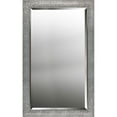 thumbnail image 1 of Hexagon Pattern Silver Finish Bevelled Wall Mirror 25.25X41.25, 1 of 2