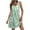 Green, variant on Womens Summer Tank Dress Fashion Floral Printed V Neck Sleeveless Flowy A Line Casual Loose Beach Sun Mini Dress with Pockets