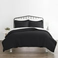 thumbnail image 2 of iEnjoy Home 3-PC King Ultra Soft Microfiber Duvet Cover Set in Black, 2 of 3