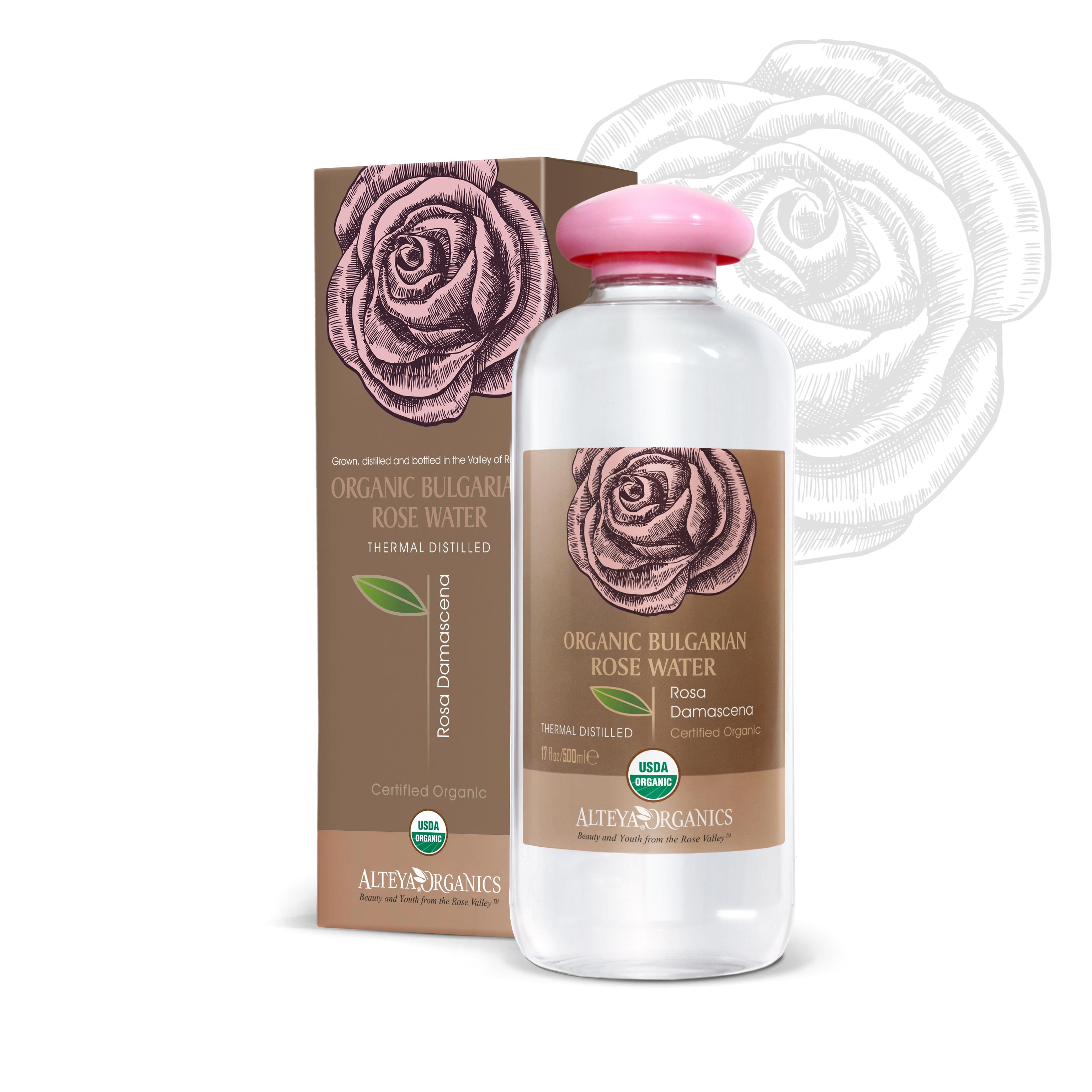Alteya USDA Organic ThermalDistilled Bulgarian Rose Water Walmart