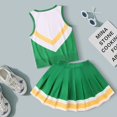 thumbnail image 5 of Disfraz de Halloween de Stranger Cos 4 Things Chrissy Cunningham, disfraz de animadora de la escuela secundaria Hawkins, chaqueta y vestido de Lucas Sinclair, 5 of 5