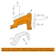 thumbnail image 3 of CAPA For 06-09 4Runner Limited/Sport/SR5 Front Fender Quarter Panel Driver Side, 3 of 5