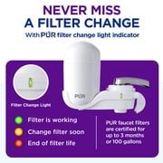 PUR Faucet Mount Water Filtration System, Vertical, White, FM3333B