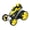 Yellow, variant on Green 4Wd Rc Stunt Truck Double Sided Rotating 360 Flip Off Road Drift Car 2.4Ghz With Led Lights