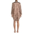 thumbnail image 3 of Secret Treasures Women's Satin Sleep Shirt, 3 of 5