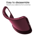 thumbnail image 5 of X-level iPhone 14 Pro Case Ultra-Thin Slim Fit [Guardian Series] Phone Cases Soft Flexible TPU Matte Finish Coating Light Protective Back Cover for iPhone 14 Pro - Winered, 5 of 7
