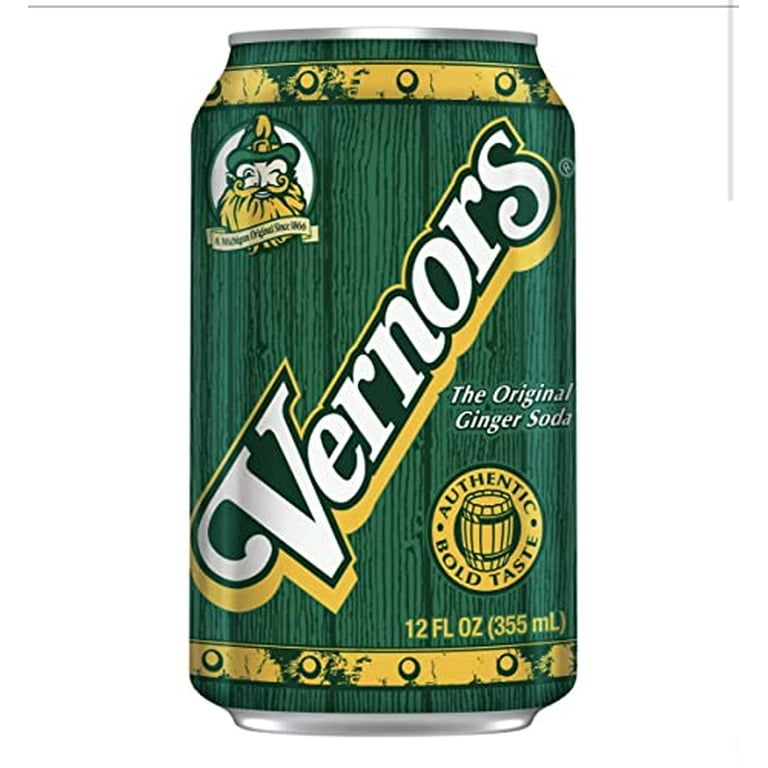 TeviRoom Vernors Ginger Ale, 12 oz, 24 Cans - Walmart.com
