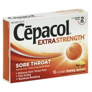 Cepacol Sore Throat Maximum Strength Numbing Lozenges With Honey Lemon, honey lemon 16 each by Airborne